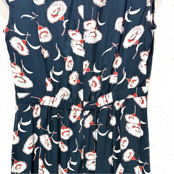 J. Crew Mercantile Floral Faux Wrap Mini Dress 2 - Picture 8 of 15